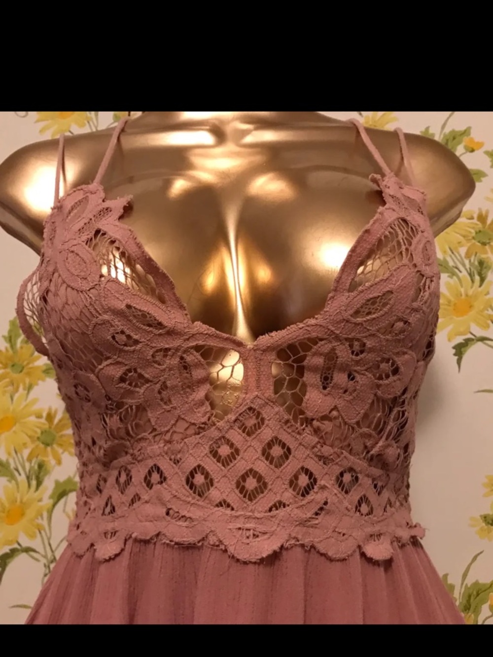 Free People Adella Slip Dress Size S in Rose - Picture 2 of 11